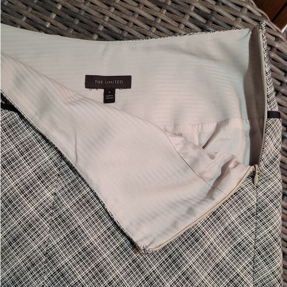 Vntg 90s Y2K The Limited Plaid Career Skirt 2 Preppy Officewear Dark Academia - Picture 8 of 8